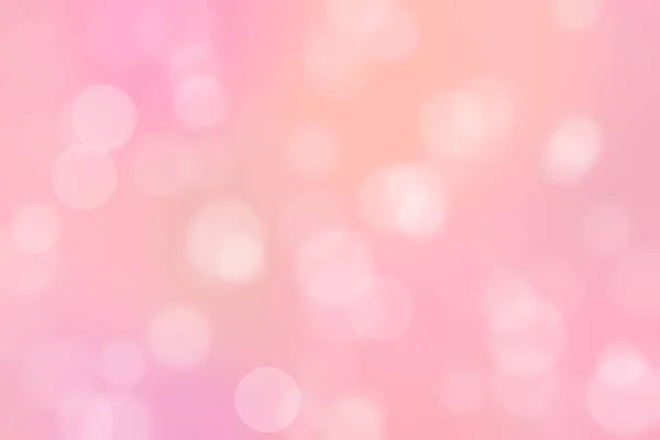 Pink romantic background with bokeh defocused lights — ストック写真