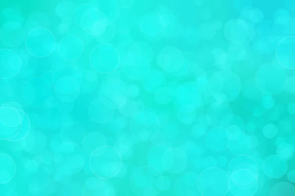 blue and green abstract defocused background, circle shape bokeh spots