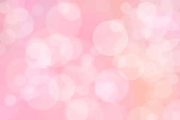 Rózsaszín elvont disszidált háttér, kör alakú bokeh foltok — Stock Fotó
