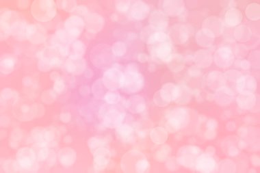 Pembe soyut çözünmüş arkaplan, daire şeklinde bokeh noktalar