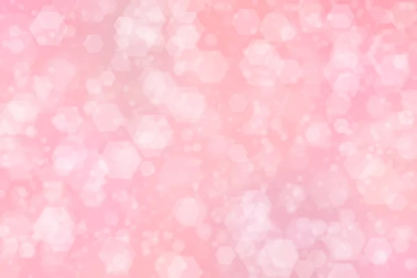 Pink Romantic Background Bokeh Defocused Sparkling Lights — ストック写真