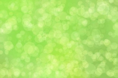 Doğal yeşil soyut arkaplan. Yumuşak ışık odaklı noktalar