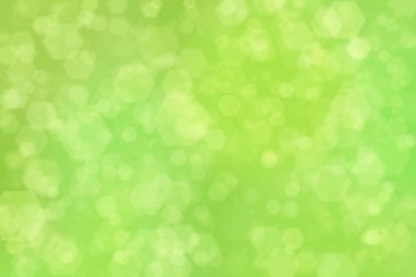 Doğal yeşil soyut arkaplan. Yumuşak ışık odaklı noktalar