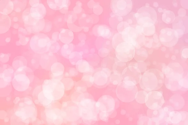 Pink Romantic Background Bokeh Defocused Sparkling Lights — ストック写真