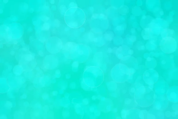 Blu Verde Astratto Sfondo Sfocato Con Forma Cerchio Bokeh Macchie — Foto Stock