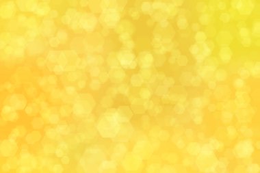 turuncu soyut odaklanmış arkaplan altıgen şekilli bokeh benekleri ile