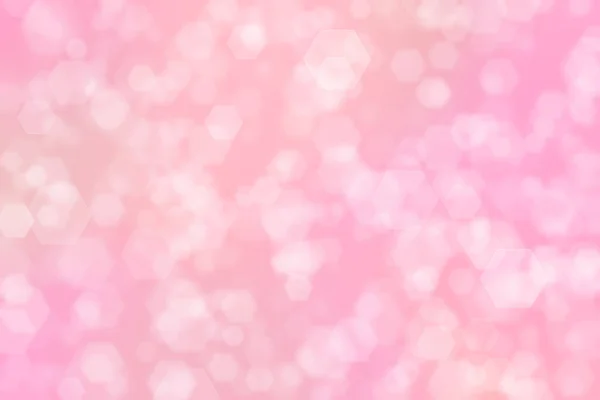 Pink Romantic Background Bokeh Defocused Sparkling Lights — ストック写真