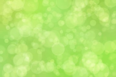 Doğal yeşil soyut arkaplan. Yumuşak ışık odaklı noktalar