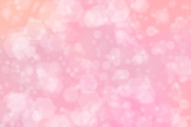 Pembe romantik arka plan. Odaklanmış parlak ışıklar.