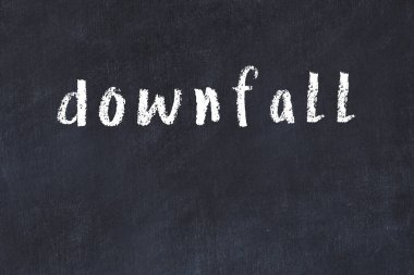 Üzerinde el yazısı olan bir kolej tahtası.