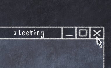 Tarayıcı penceresini sayfa başlığı yazısıyla kapatma skeci  