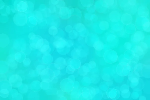Blue Green Abstract Defocused Background Circle Shape Bokeh Spots — Stock Photo, Image