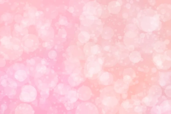 Розовый Абстрактный Разряженный Фон Круговой Формой Боке Пятна — стоковое фото
