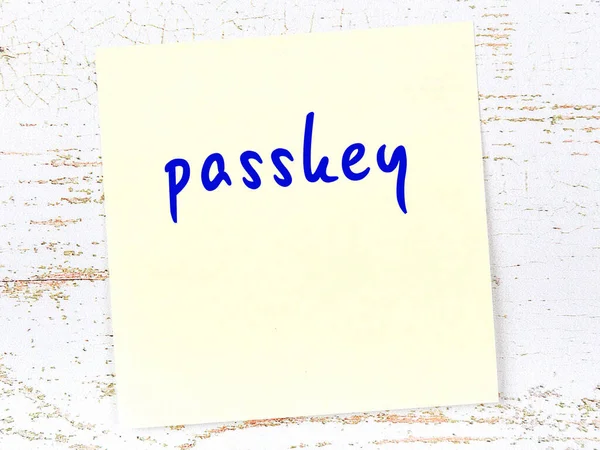 Maymuncukla ilgili hatırlatma kavramı. Tahta duvarda üzerinde yazı olan sarı yapışkan kağıt.