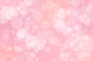 Odaklanamayan açık pembe noktalı eski ve pastel renkli arkaplan