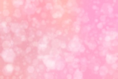 Altıgen şekilli bokeh noktalı pembe soyut odaklanmış arkaplan