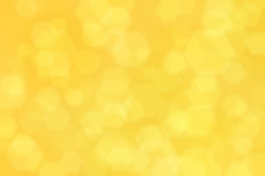 turuncu soyut odaklanmış arkaplan altıgen şekilli bokeh benekleri ile