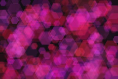 Koyu arkaplanda pembe ve kırmızı noktalı soyut arkaplan