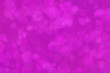 Altıgen benekli gizemli mor soyut arkaplan bokeh ışıkları