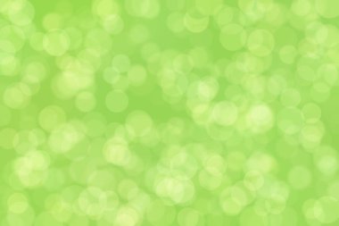 Doğal yeşil soyut arkaplan. Yumuşak ışık odaklı noktalar