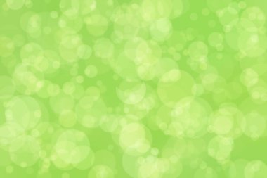 Doğal yeşil soyut arkaplan. Yumuşak ışık odaklı noktalar