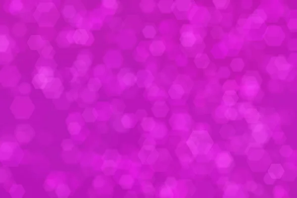 Таинственный Фиолетовый Абстрактный Фон Шестиугольными Пятнами Боке Огней — стоковое фото
