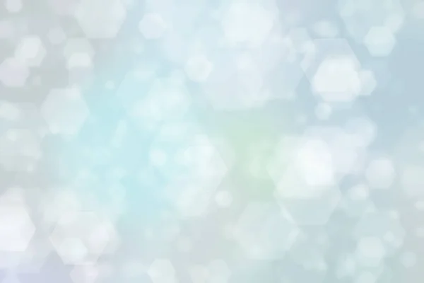 Abstrakt Bakgrund Med Mjuka Pastellfärger Hexagon Formade Bokeh — Stockfoto