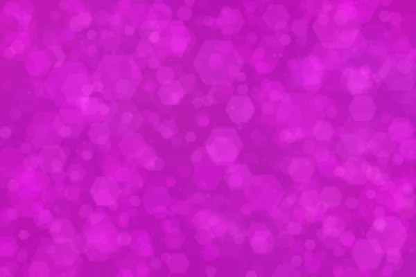 Purple Abstract Defocused Background Hexagon Shape Bokeh Spots — Stock Photo, Image