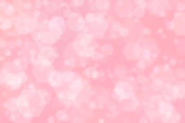 Pembe romantik arka plan. Odaklanmış parlak ışıklar.