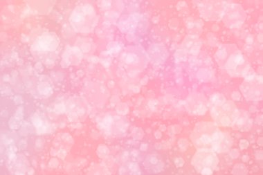 Pembe romantik arka plan. Odaklanmış parlak ışıklar.