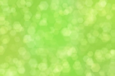 Doğal yeşil soyut arkaplan. Yumuşak ışık odaklı noktalar