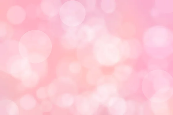 粉红浪漫的背景 与Bokeh脱焦闪耀的灯光 — 图库照片