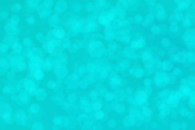 Soyut turkuaz arka plan. Bulanık noktalar bokeh.