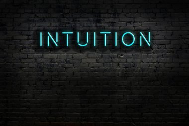 Geceleri duvarda neon levhası var. Yazı sezgisi