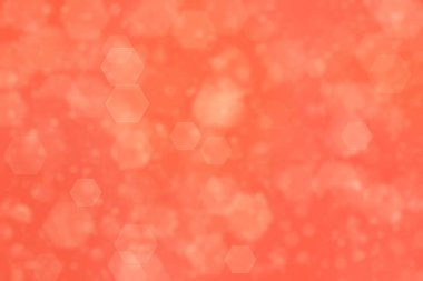 Domates soyutlanmış arkaplan, altıgen şekilli bokeh benekleri.