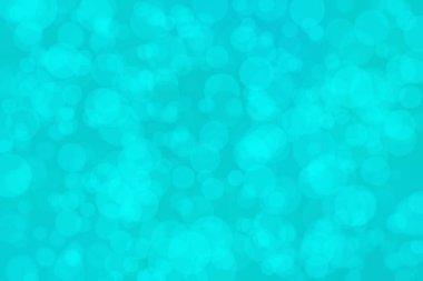 Turkuaz soyut bokeh arkaplanı.