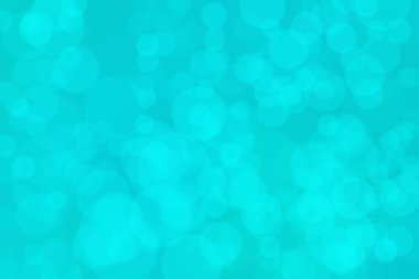 Turkuaz soyut bokeh arkaplanı.