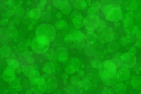 Глубоко Ярко Зеленый Абстрактный Фон Bokeh — стоковое фото