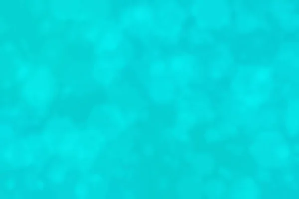 Turquoise Abstrait Fond Déconcentré Avec Des Taches Bokeh Forme Hexagonale — Photo
