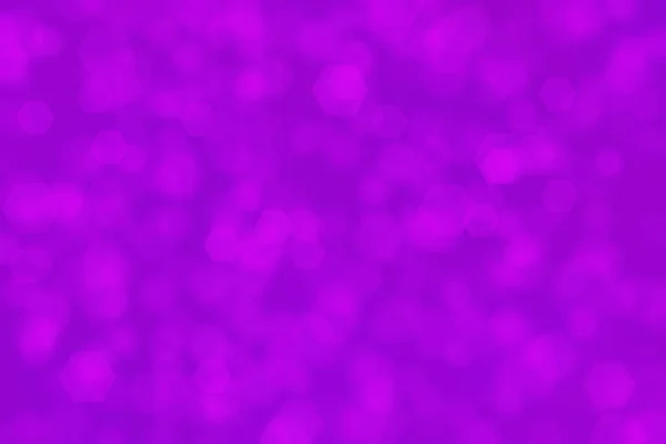 Roxo Abstrato Desfocado Fundo Com Forma Hexágono Bokeh Spots — Fotografia de Stock