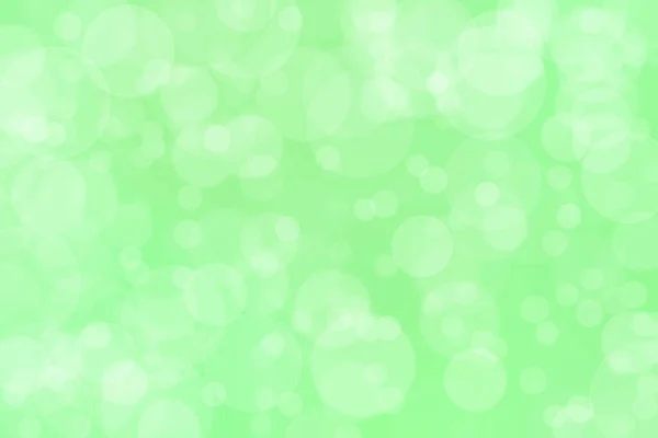 Helle Flecken Auf Grünem Hintergrund Abstraktes Bokeh — Stockfoto