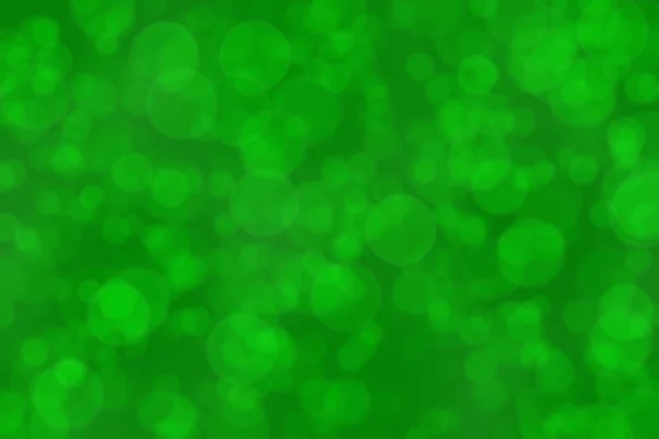 Abstrato Verde Desfocado Fundo Com Círculo Forma Bokeh Spots — Fotografia de Stock
