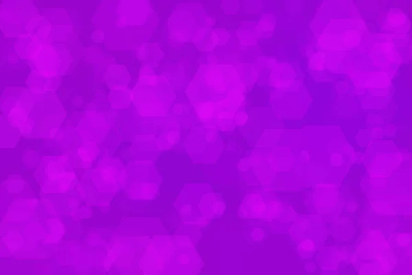 Purple Hexagon Shaped Bokeh Abstract Background — Stock Photo, Image