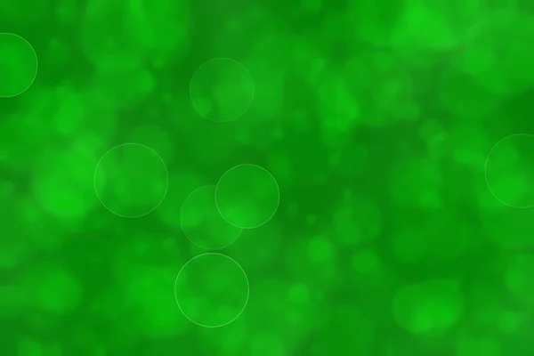 Deep Vivid Green Colored Abstract Background Bokeh — Stock Photo, Image
