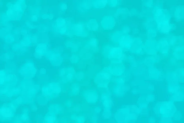 Abstracte Turquoise Achtergrond Wazige Vlekken Bokeh — Stockfoto
