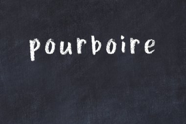 Üzerinde el yazısı dökümü olan bir kolej tahtası.