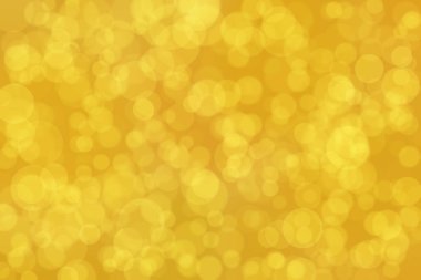 Çember şeklindeki bokeh noktalarıyla odaklanmış altın soyut arkaplan