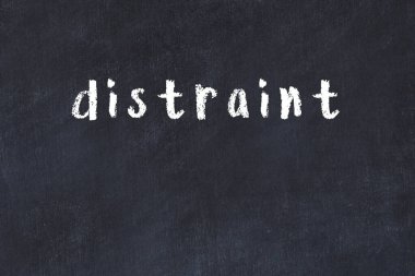 Üzerinde el yazısı baskı olan üniversite yazı tahtası.