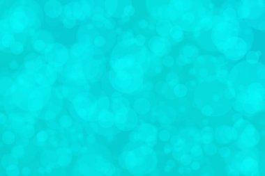 Soyut turkuaz arka plan. Bulanık noktalar bokeh.