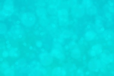 Soyut turkuaz arka plan. Bulanık noktalar bokeh.